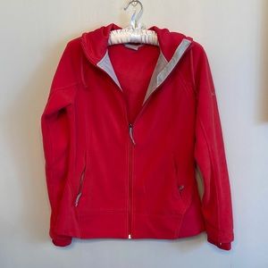 Columbia fleece zip up hooded sweatshirt size medium
